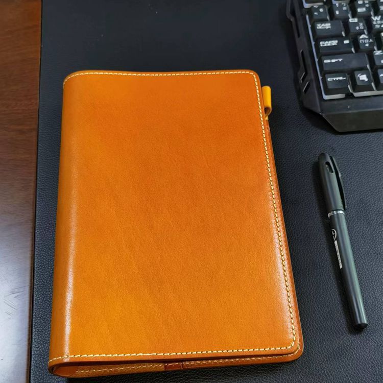 A5 6穴 バインダー 大容量収納 植物鞣し革 カバー ノート