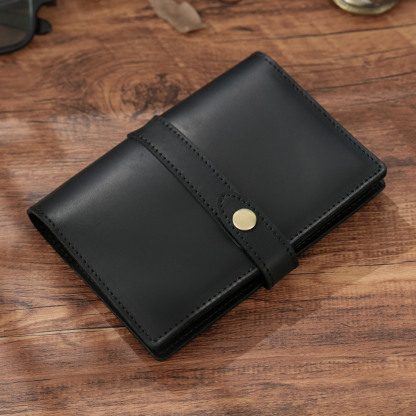 文庫本 革 ノート カバー ペンホルダー カードホルダー付き