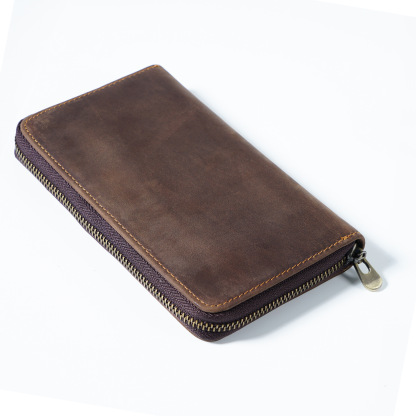 革 ペンケース 5本入れ 