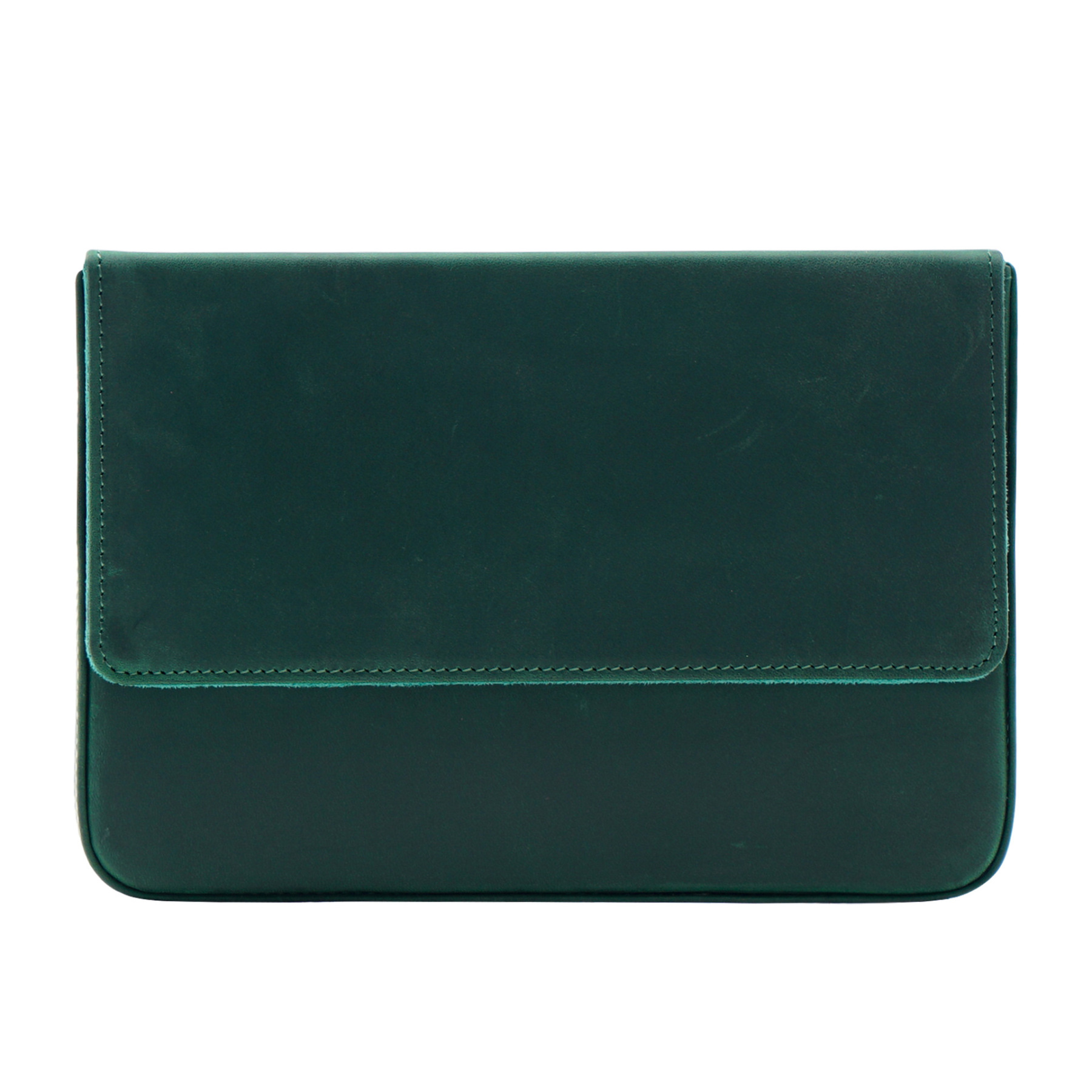 手作り の 革 ペン ケース 12本入れ 硬い筆箱 万年筆収納