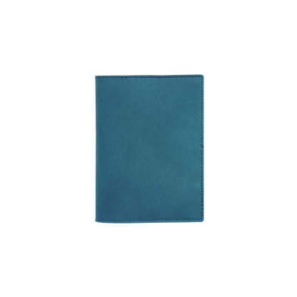 A6 革 ノート カバー ペンホルダー カードホルダー付き