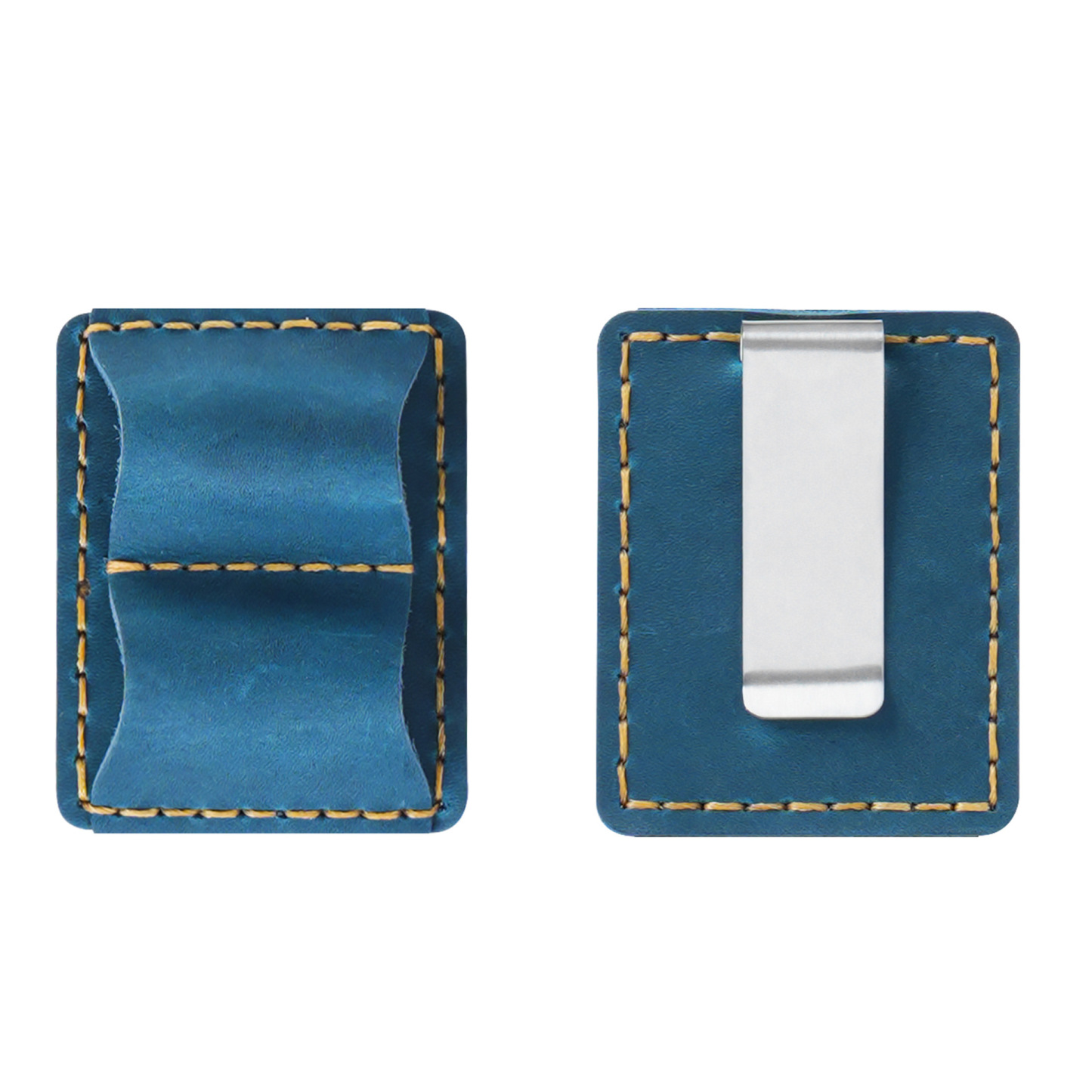 2本差し 革 手帳 ペンホルダー