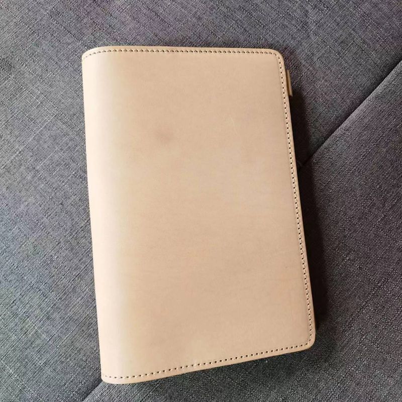 A5 6穴 バインダー 大容量収納 植物鞣し革 カバー ノート