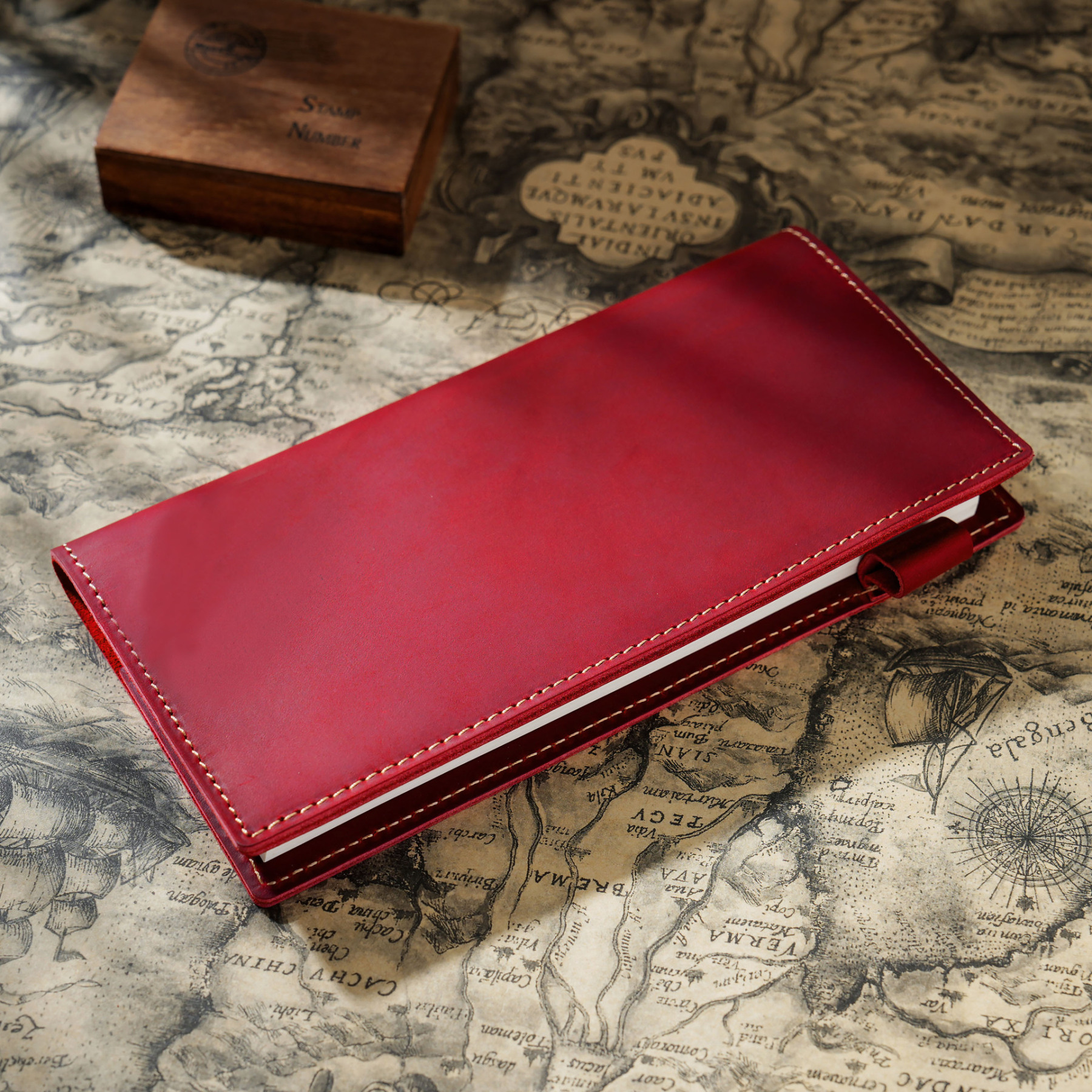 Weeks対応 革 ノート カバー