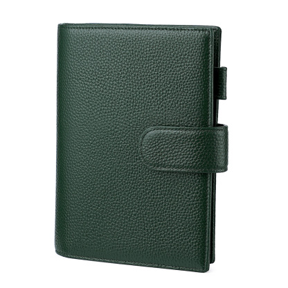 財布式 B6 革 ノート カバー