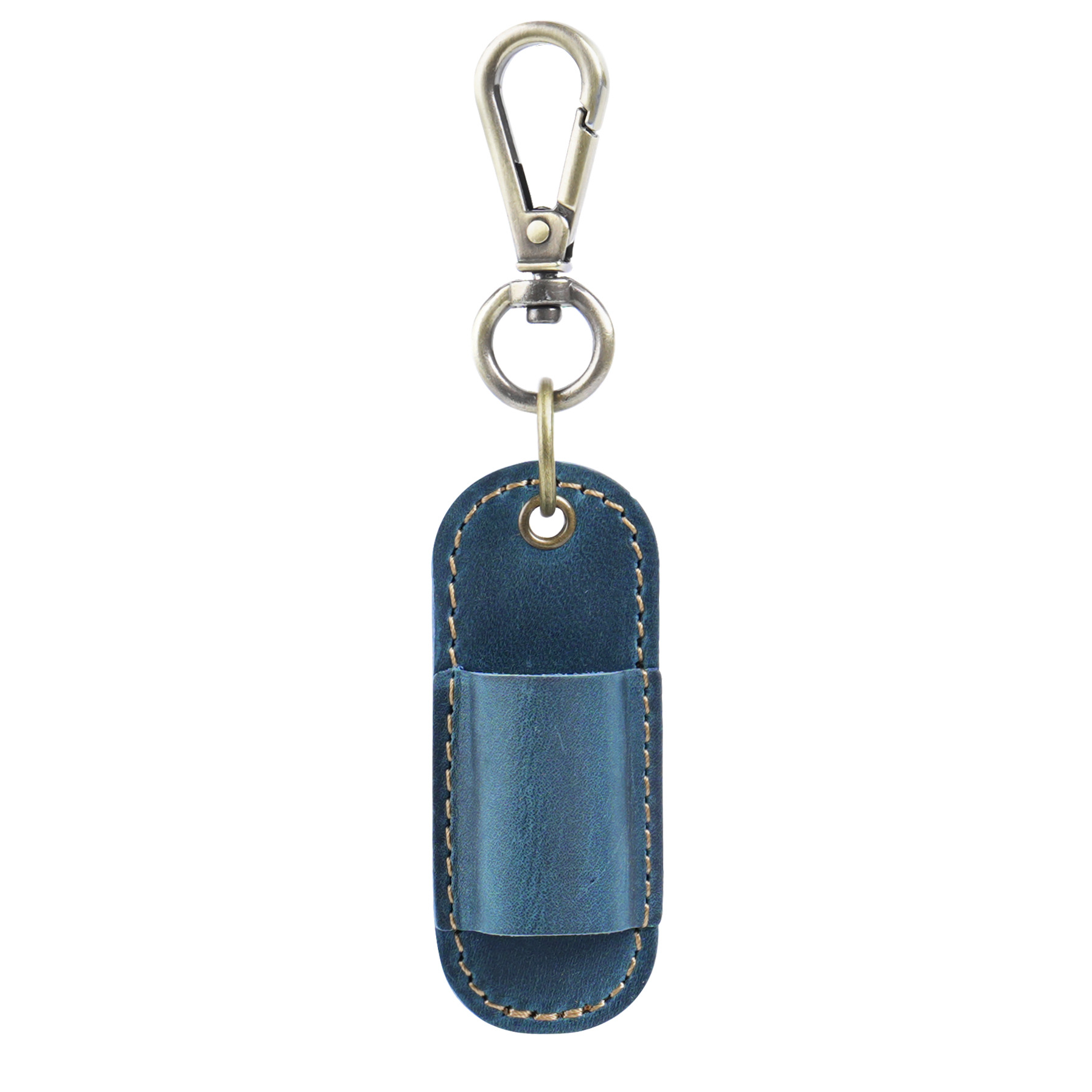 革 一本差し ペンホルダー キーチャーム/バッグチャーム