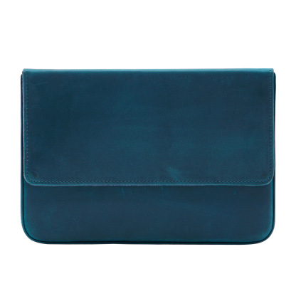 革 ペンケース 12本入れ 硬い筆箱 万年筆収納