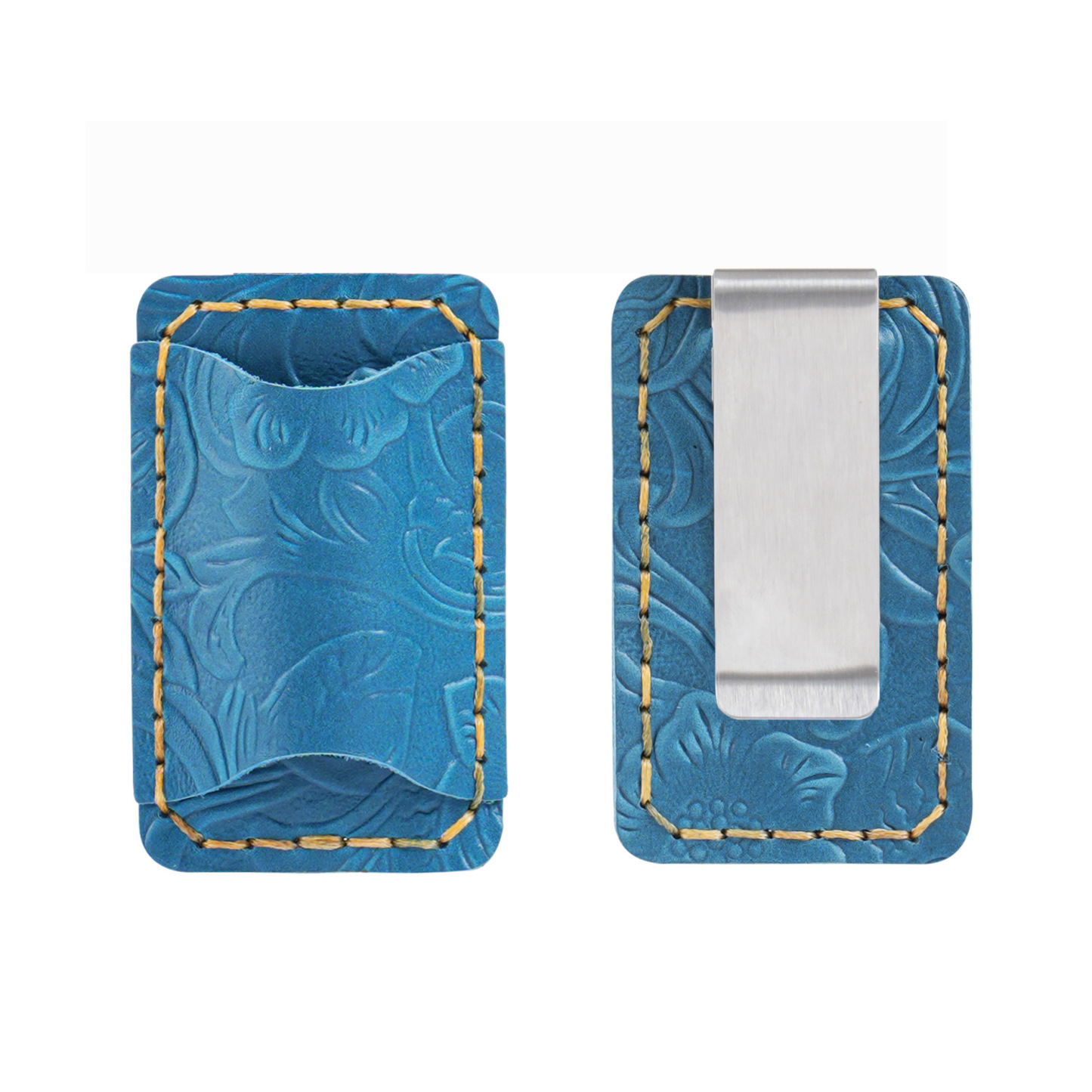 唐草模様 革 一本差し 手帳 ペンホルダー