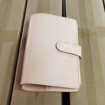 A5 6穴 バインダー 大容量収納 植物鞣し革 カバー ノート マグネット留め