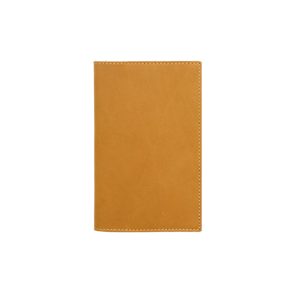 B6 革 ノート カバー ペンホルダー カードホルダー付き