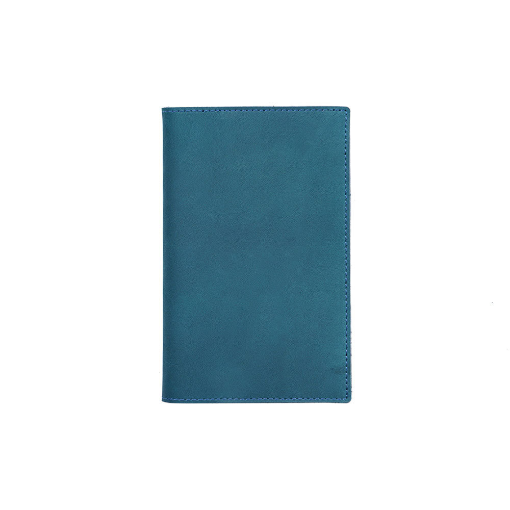 B6 革 ノート カバー ペンホルダー カードホルダー付き