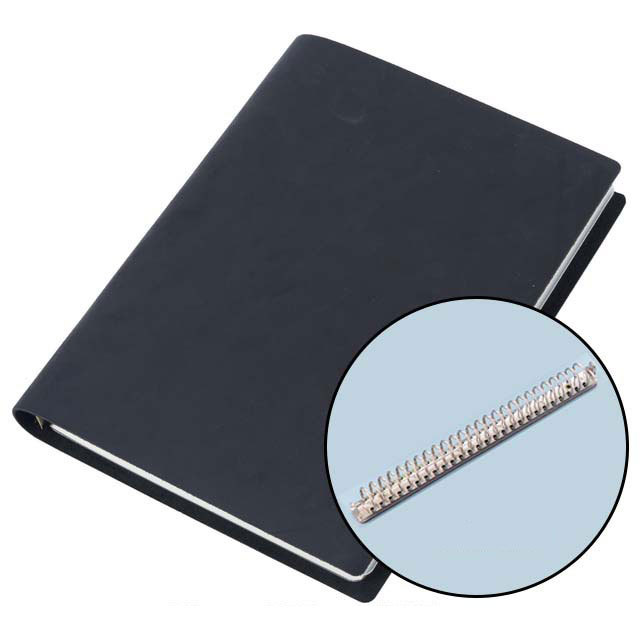 B5 26穴 バインダー 革カバー ノート