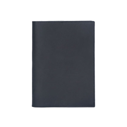 A5 革 ノート カバー ペンホルダー カードホルダー付き