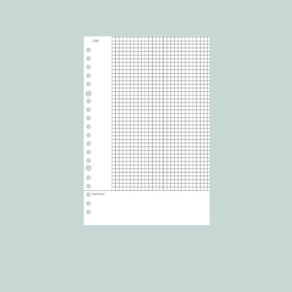 コーネル式 ノート レフィル 26穴 B5 ルーズリーフバインダー対応