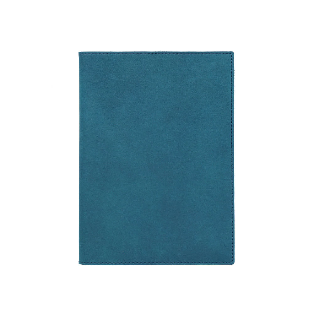 A5 革 ノート カバー ペンホルダー カードホルダー付き