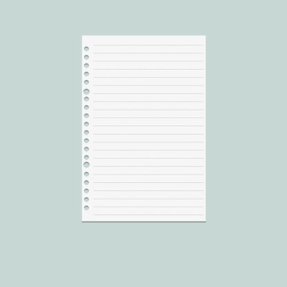 7ミリ A罫(7mm) ノート レフィル 26穴 B5 ルーズリーフバインダー対応