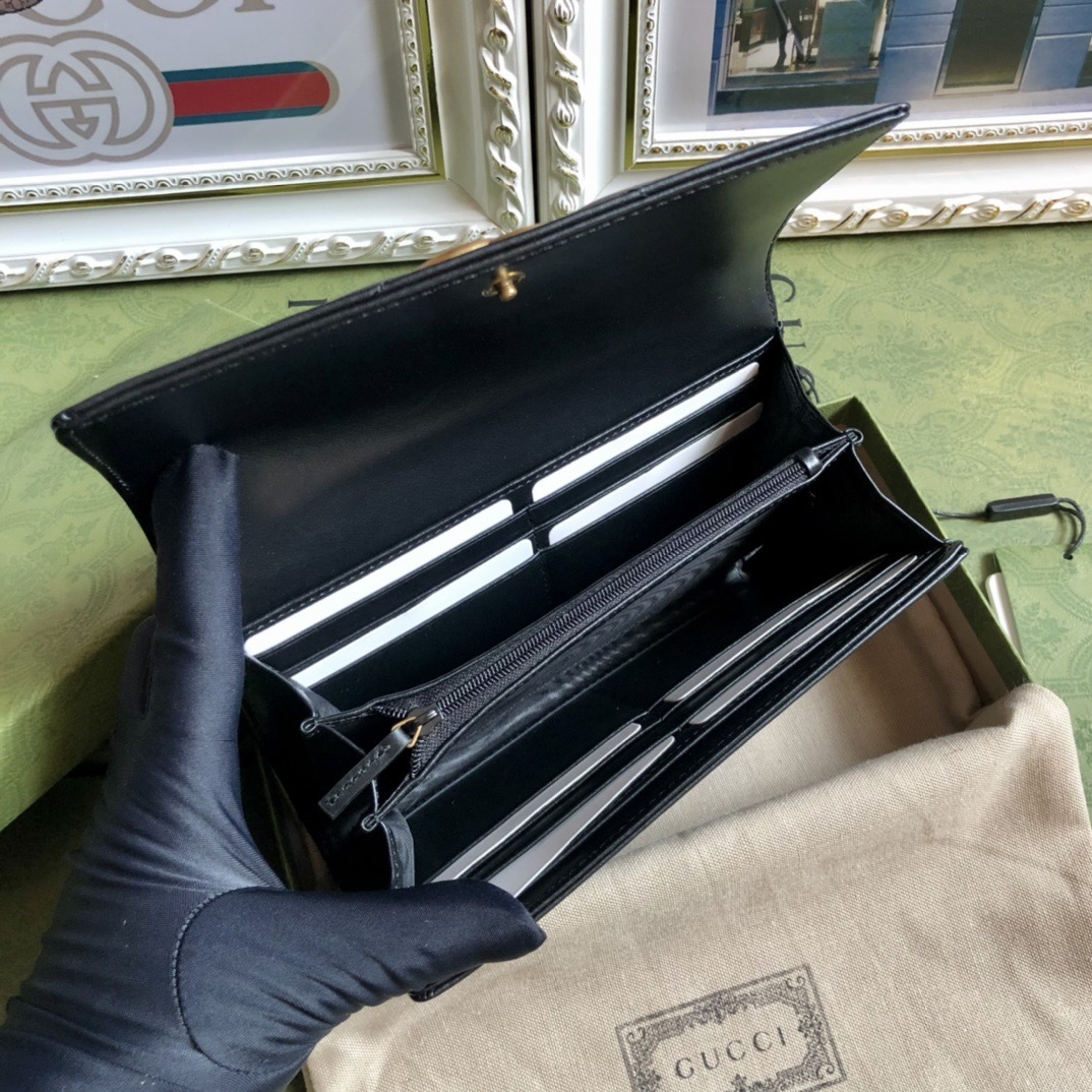 GUCCI(グッチ) 〔オフィディア〕GG コンチネンタルウォレット