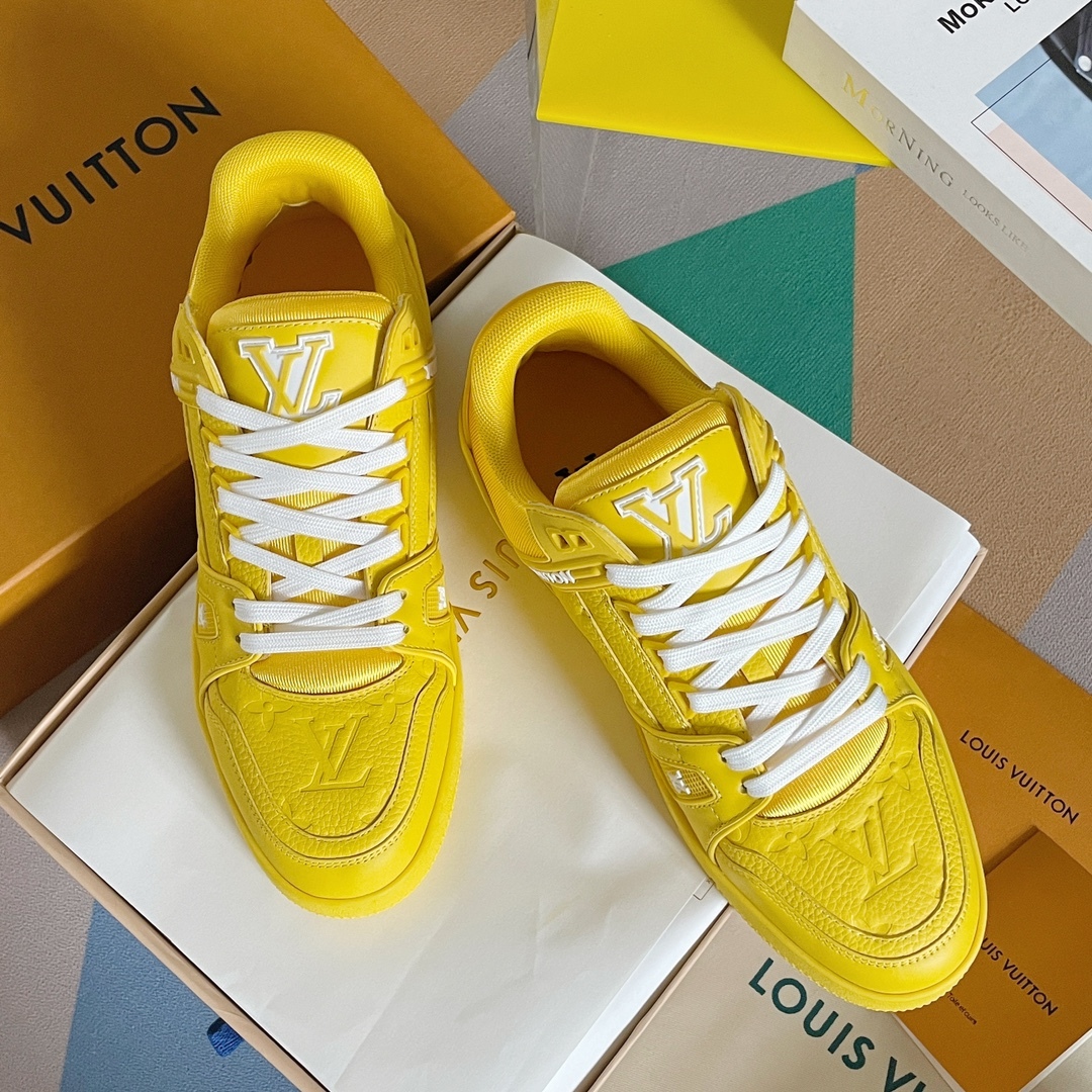 LOUIS VUITTON SKATE シリーズ 23SS の新作トレーナースニーカー（スケートシューズ） カップル用