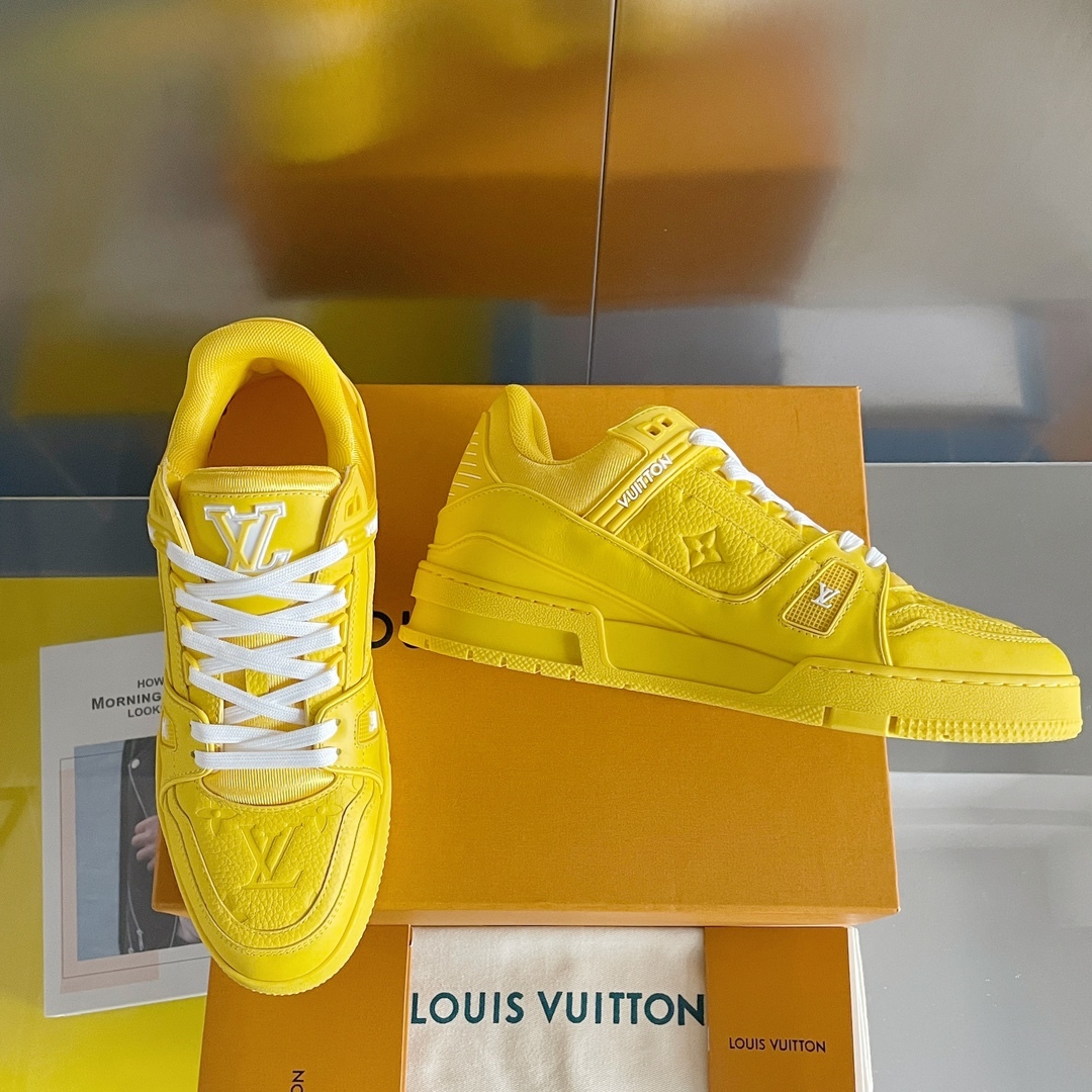LOUIS VUITTON SKATE シリーズ 23SS の新作トレーナースニーカー（スケートシューズ） カップル用