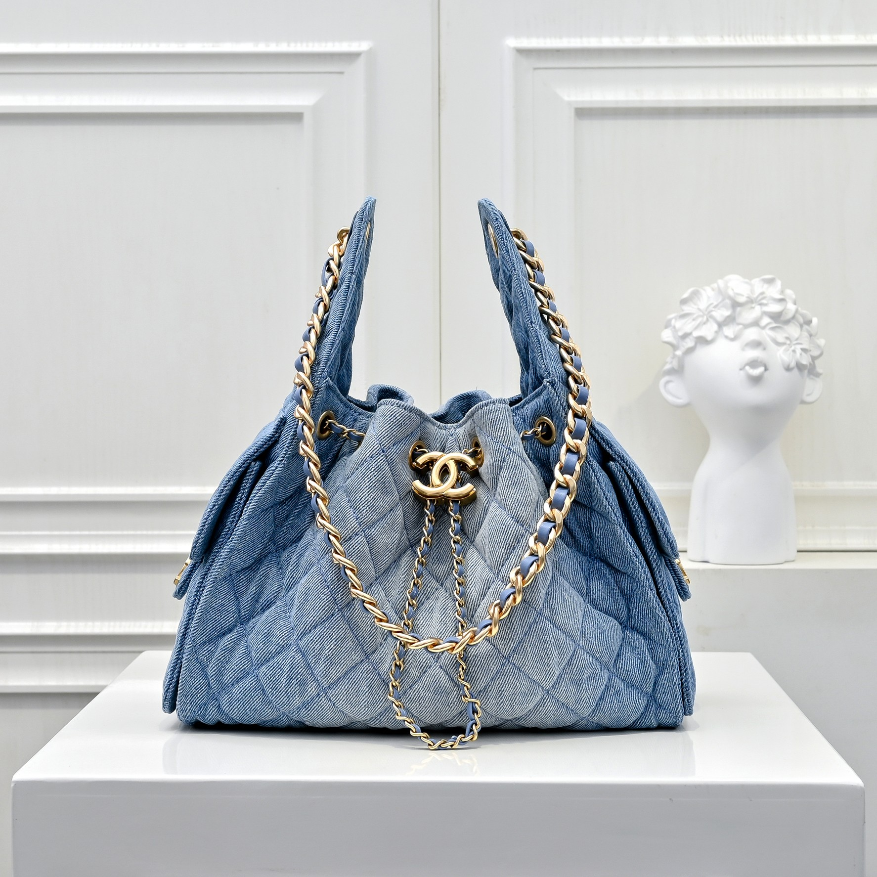 シャネル「Chanel」シャネル 25C スエード×カーフスキン ホーボーバッグ / ショルダーバッグ