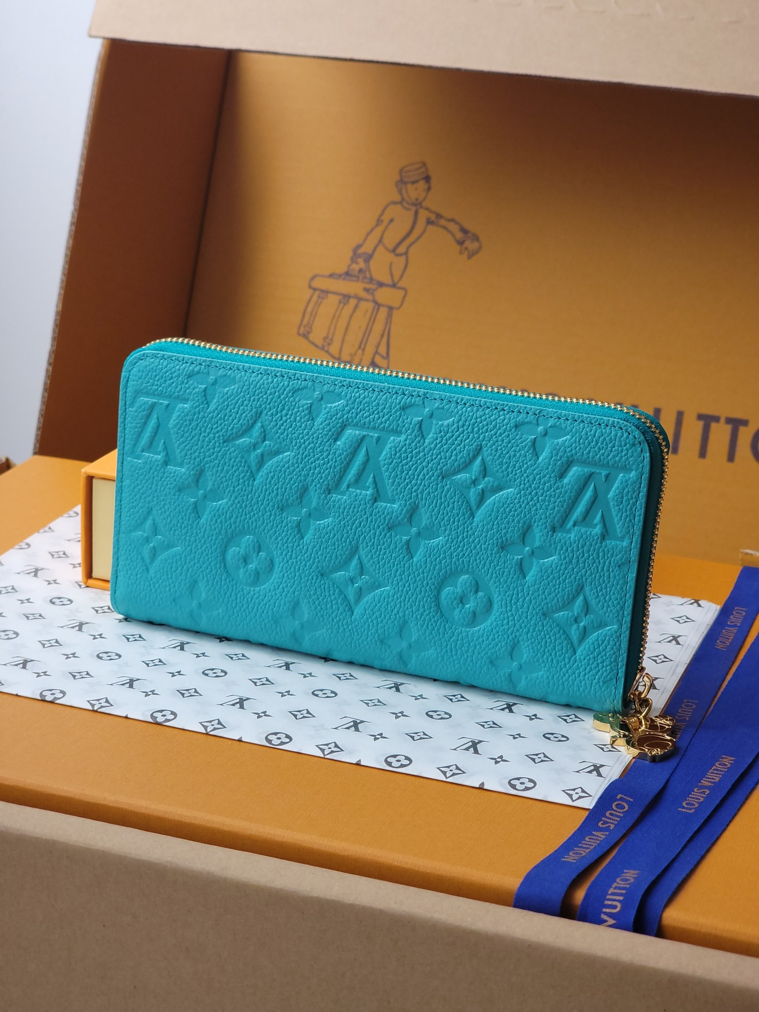 ルイ・ヴィトン「Louis Vuitton」ルイ・ヴィトン LV×TM ジッピーウォレット / 長財布
