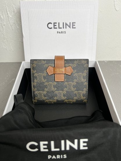 セリーヌ(Celine)ジュエリーポーチ / トリオンフキャンバス＆カーフスキン