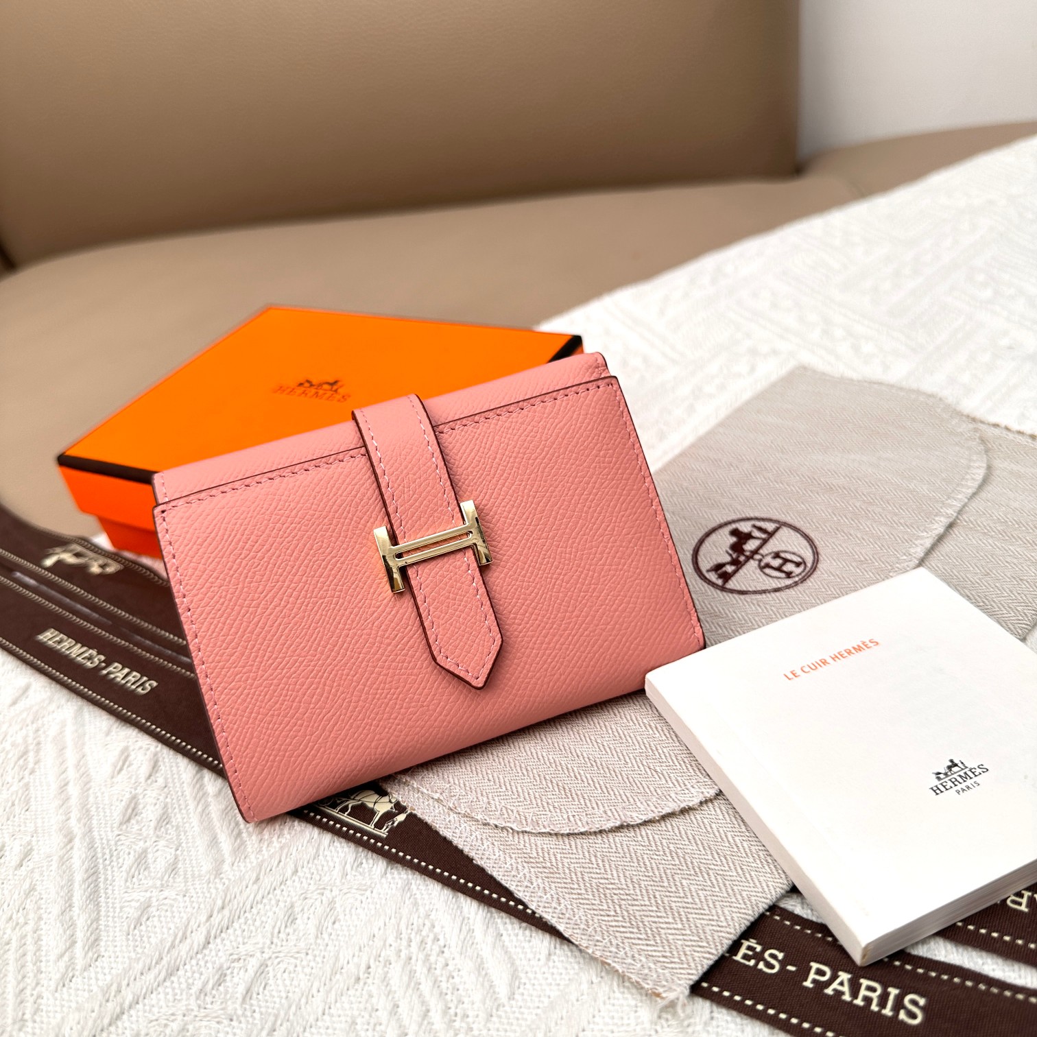 エルメス「Hermès」ベアーン コンパクト ウォレット 10色