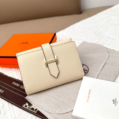 エルメス「Hermès」ベアーン コンパクト ウォレット 10色