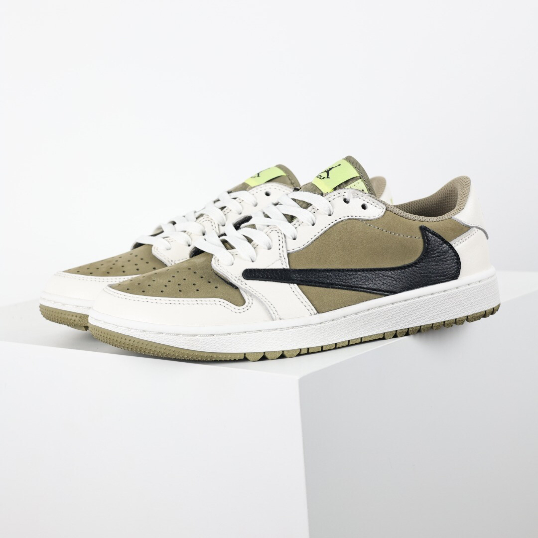 ナイキ「Nike」Air Jordan 1 Low x Travis Scott「Olive」