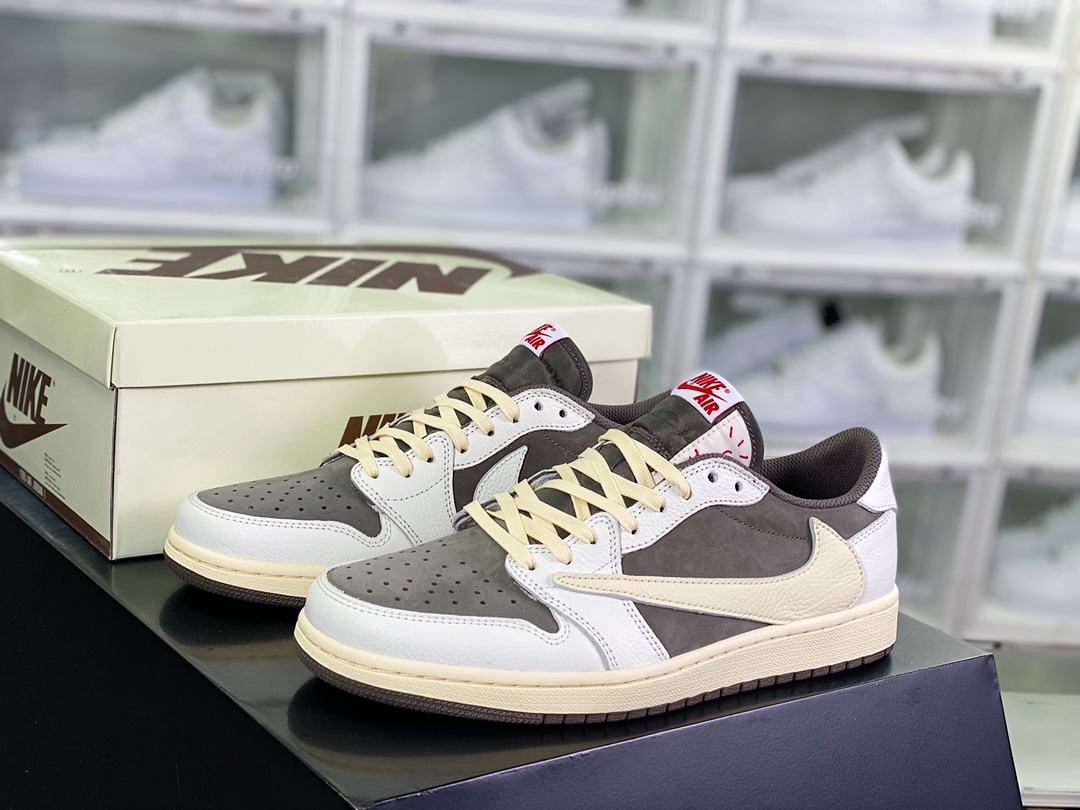 「コラボモデル」Nike Air Jordan 1 Low x Travis Scott「Sail and Ridgerock」