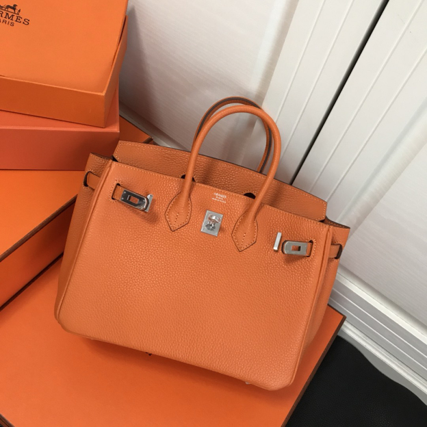 エルメス「Hermès」 Birkin 30 トゴレザー ツートンカラー ショルダーバッグ（シルバーハードウェア）