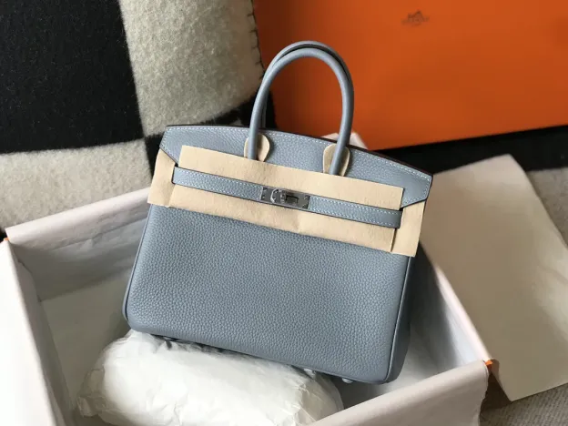 エルメス「Hermès」 Birkin 30 トゴレザー ツートンカラー ショルダーバッグ（シルバーハードウェア）