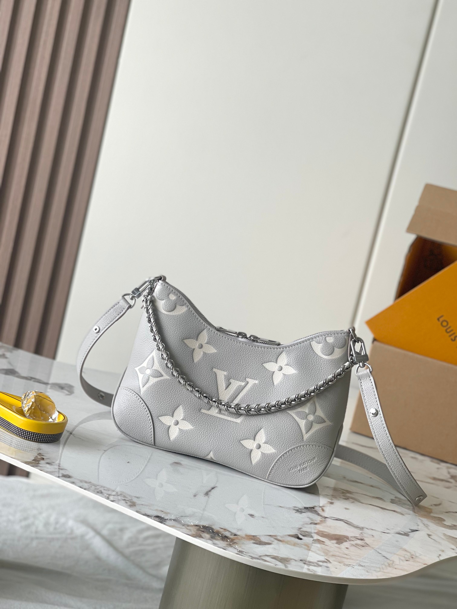 ルイ・ヴィトン「Louis Vuitton」Boulogne 芋泥乳色 ハンドバッグ