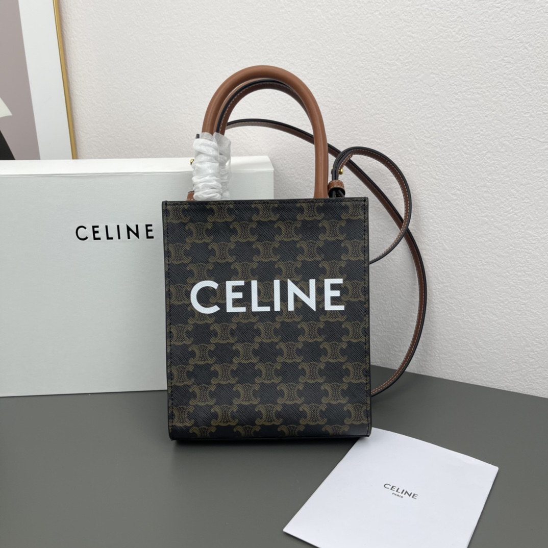 セリーヌ「Celine」ミニ バーティカル カバ セリーヌ プリント