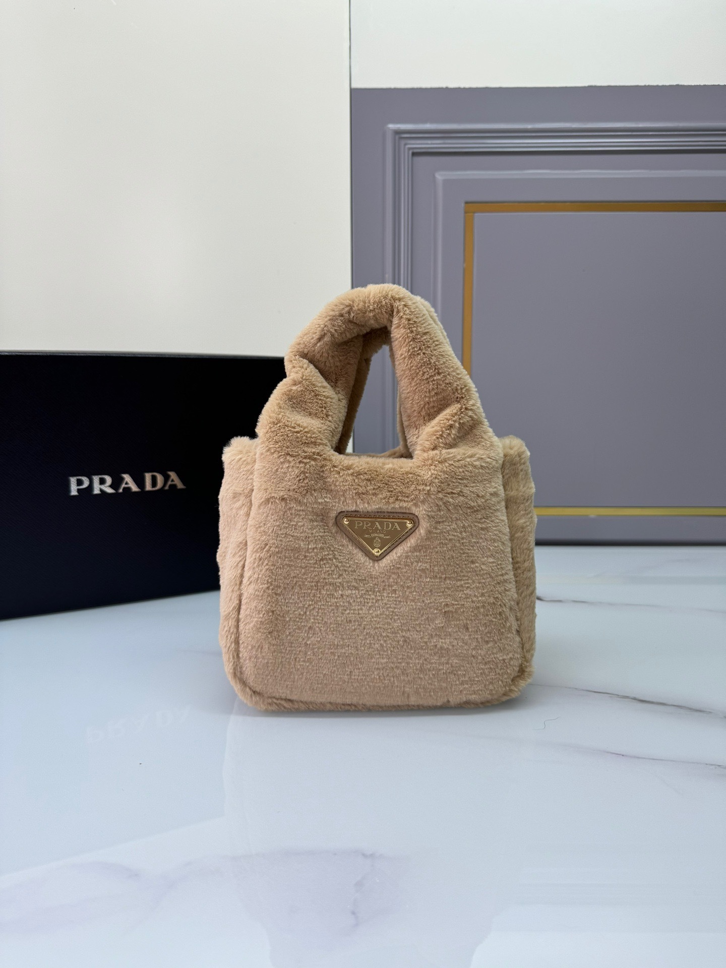 プラダ「Prada」ウール ミニバッグ  レディースバッグ