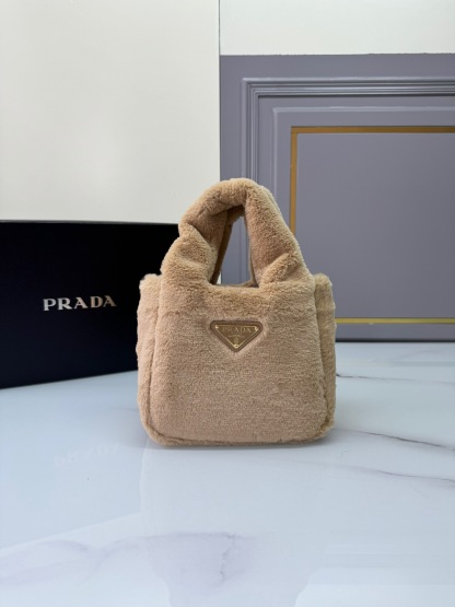 プラダ「Prada」ウール ミニバッグ  レディースバッグ