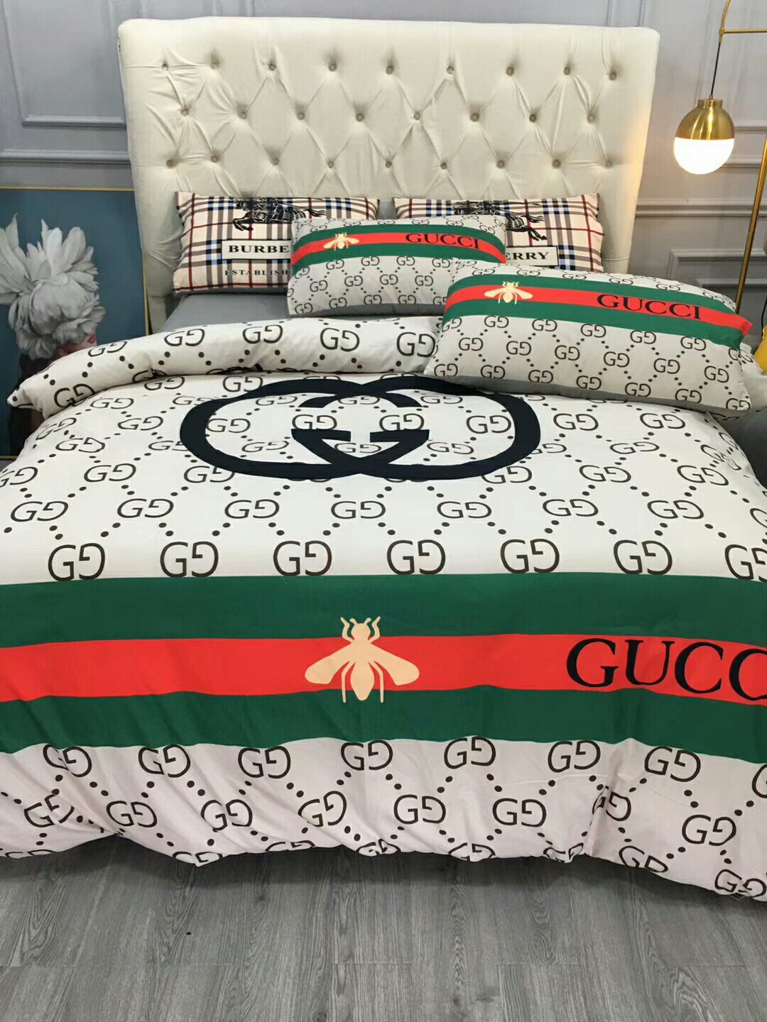 グッチ「Gucci」プレミアムコットン デジタルプリント 4点セット