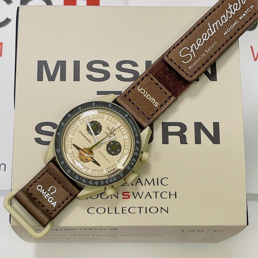 スウォッチ「Swatch」コラボモデル No.8 サターン ウォッチ ブラウン36MM