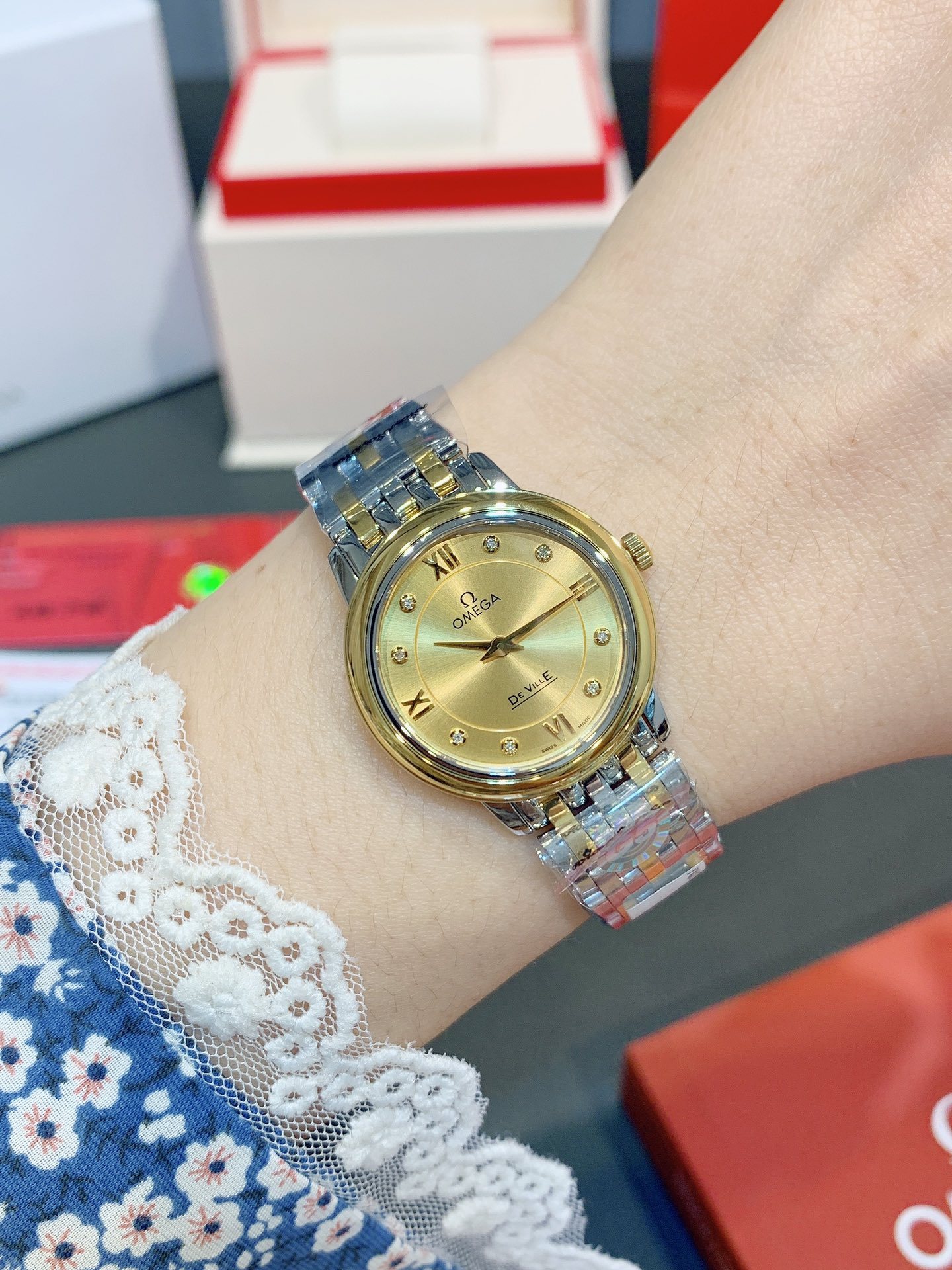 オメガ［Omega］DeVille レディース腕時計27MM