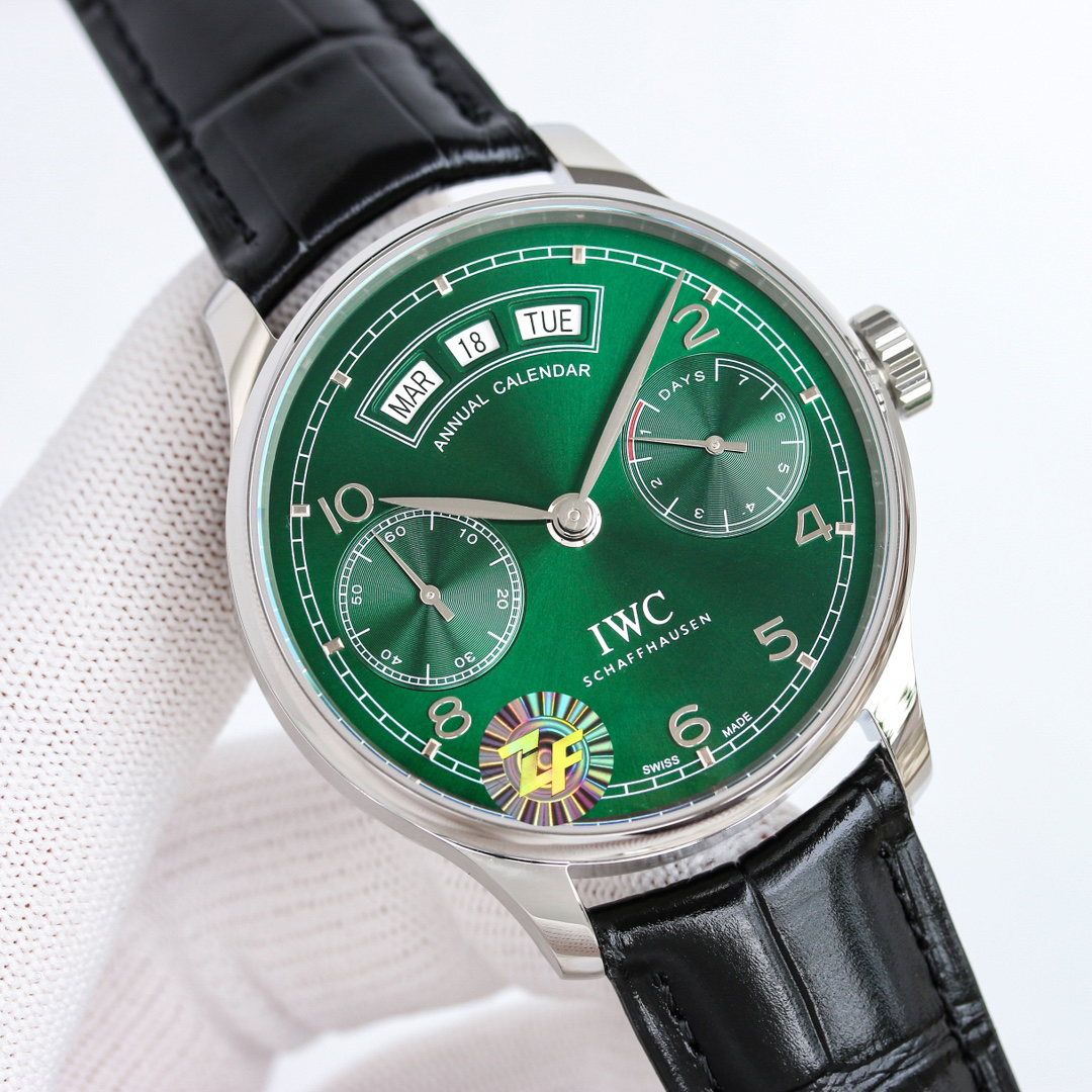 アイ・ダブリュー・シー「IWC」ポルトギーゼ アニュアルカレンダー 腕時計 44mm