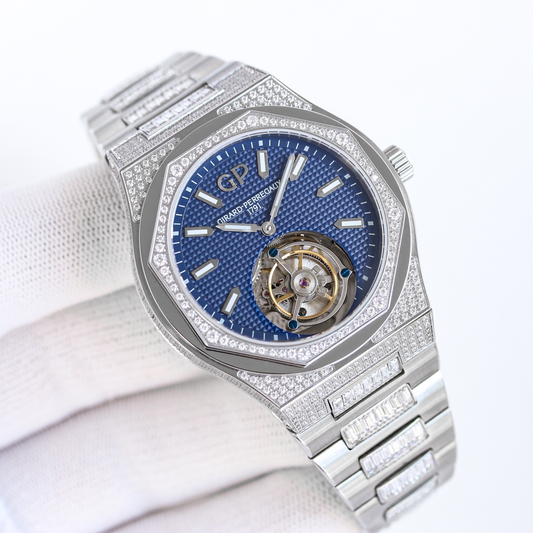 ジラール・ペルゴ「Girard-Perregaux」ラウレアート トゥールビヨン 腕時計42MM