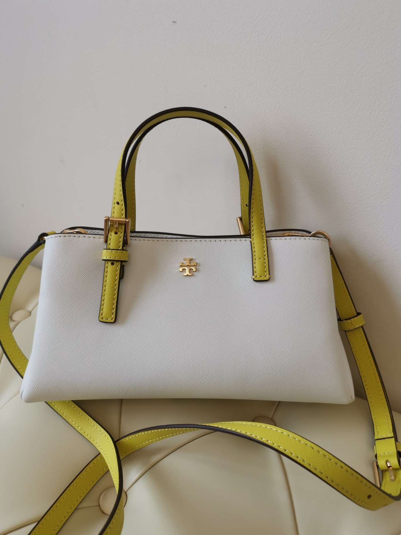 トリー バーチ「Tory Burch」エマーソン ミニトート ショルダー/クロスボディ ハンドバッグ