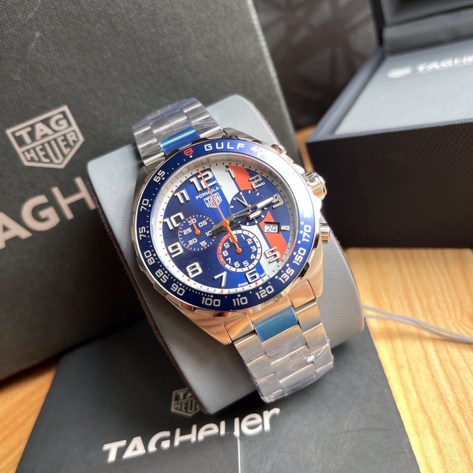 タグ・ホイヤー「TAG Heuer」フォーミュラ1 ガルフ クォーツ メンズウォッチ40MM