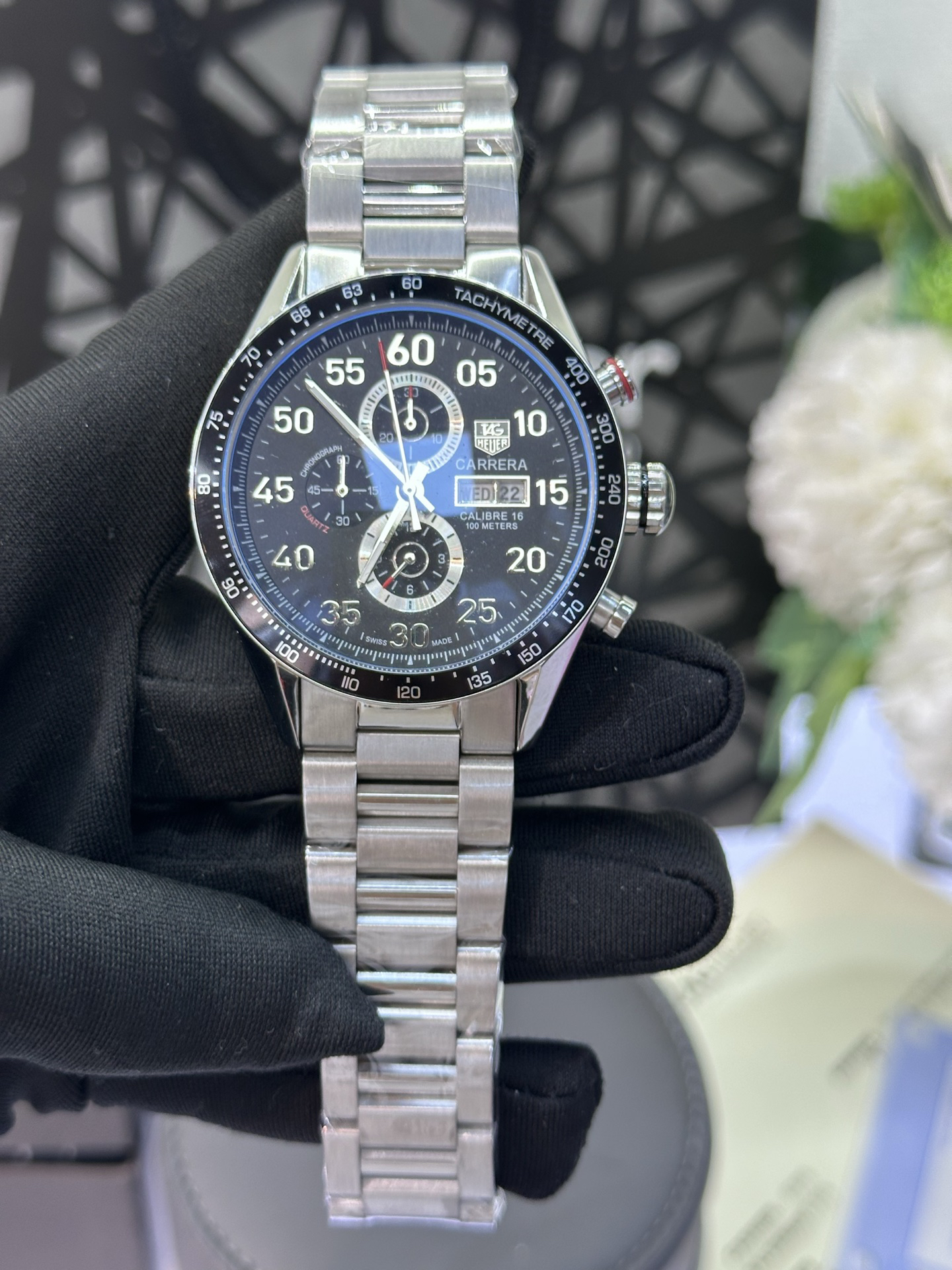 タグ・ホイヤー「TAG Heuer」クロノグラフ メンズウォッチ40MM