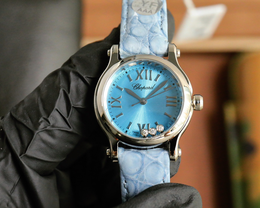 ショパール「Chopard」ハッピーダイヤモンドレディース ジュエリーウォッチ30mm