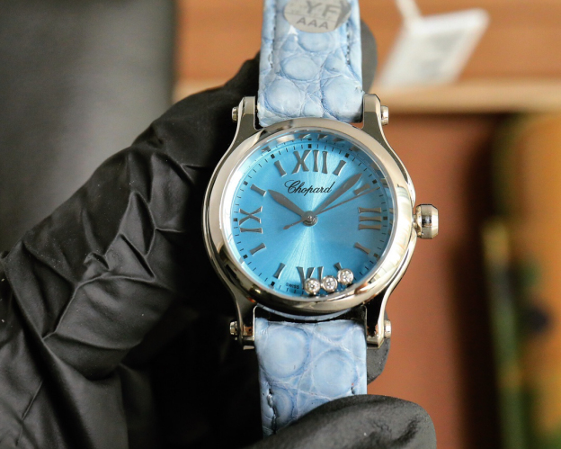 ショパール「Chopard」ハッピーダイヤモンドレディース ジュエリーウォッチ30mm