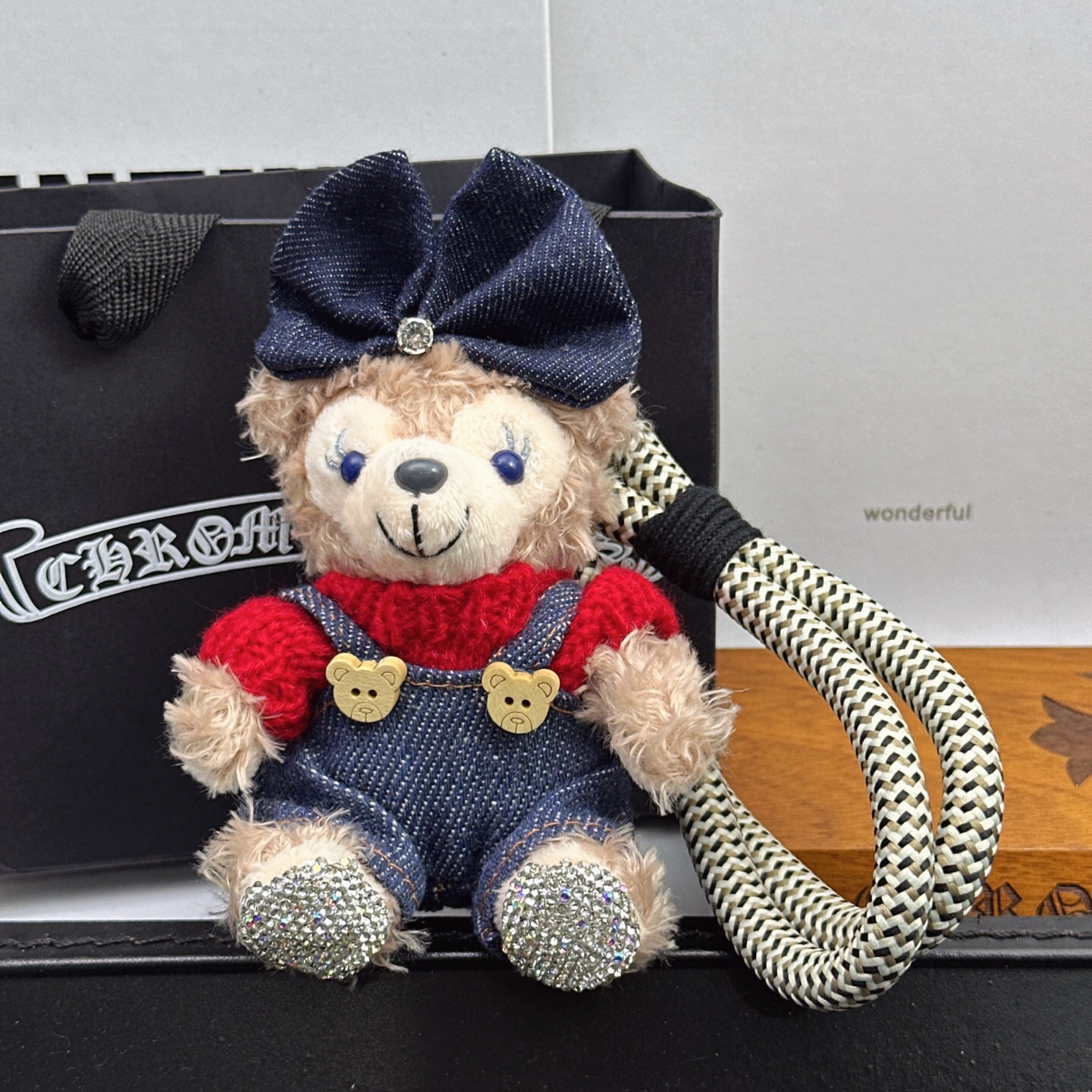 クロムハーツ「Chrome Hearts」バッグチャーム - すべてのトレンドバッグに合わせて、クールでキュートなスタイルを