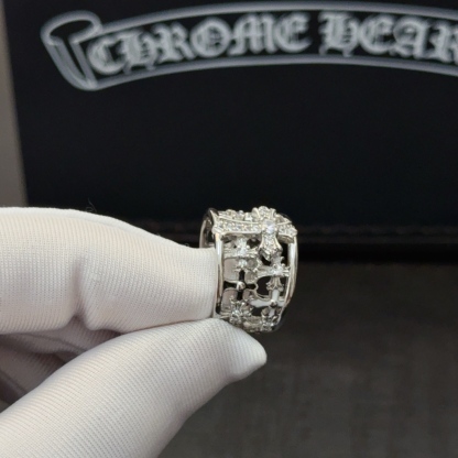 クロムハーツ「Chrome Hearts」クラシックヴィンテージ＆モダンリング - サイズ調整可能