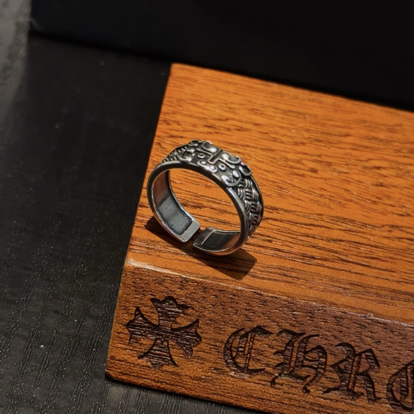 クロムハーツ「Chrome Hearts」クラシックヴィンテージ＆モダンリング - フリーサイズ