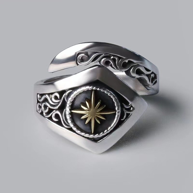 クロムハーツ「Chrome Hearts」クラシックヴィンテージ＆モダンリング - フリーサイズ